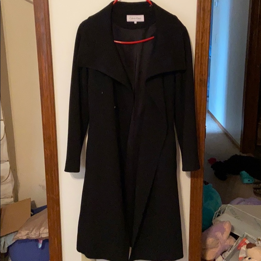 Small Calvin Klein long dress coat.